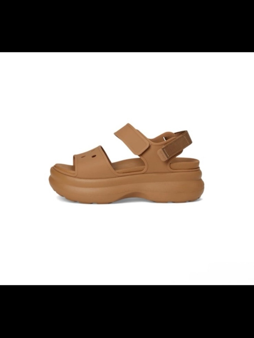 Crocs SoHo Y-Strap Sandal size W7 color Sepia - Picture 2 of 5